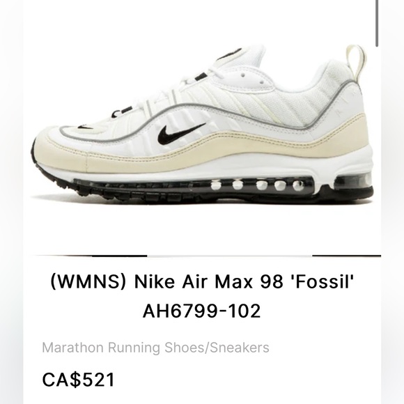 Women’s Nike Air Max 98 Fossil RARE SOLD OUT everywhere - Picture 8 of 8